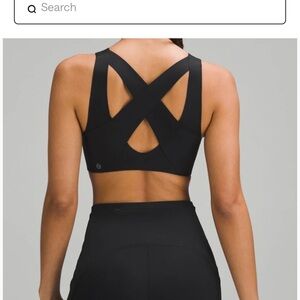 Lululemon Enlite Front-Zip Bra High Support 34DD Black